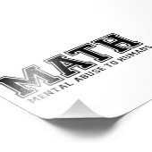 数学は人間に対する精神的虐待 フォトプリント            (角)