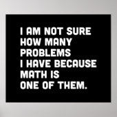 数学は問題だ ポスター (正面)