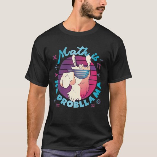 数学は問題ないよ Tシャツ (正面)