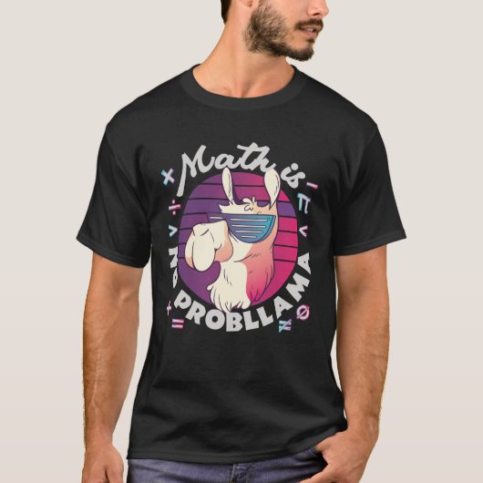 数学は問題ないよ Tシャツ (正面)