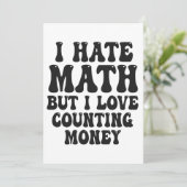 数学は嫌いだけどお金を数えるのは好き 面白い お金持ちになろう 招待状 (スタンド正面)