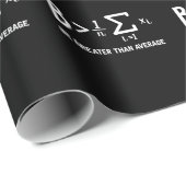 数学は平均素晴らしより高い ラッピングペーパー (ロールコーナー)