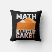 数学は朝一番だおもしろい クッション (正面)