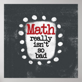 数学は本当に悪いポスターのウォールアートではない ポスター