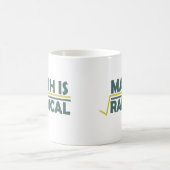 数学は根本的です コーヒーマグカップ (中央)