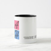 数学は理性の音楽だ マグカップ (中央)