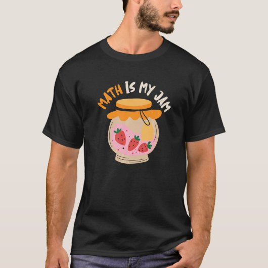 数学は私のジャム数学先生おたく学生Sc Tシャツ (正面)