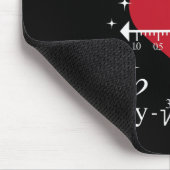 数学は私のバレンタイン 幾何学 数学教師への感謝 マウスパッド (コーナー)