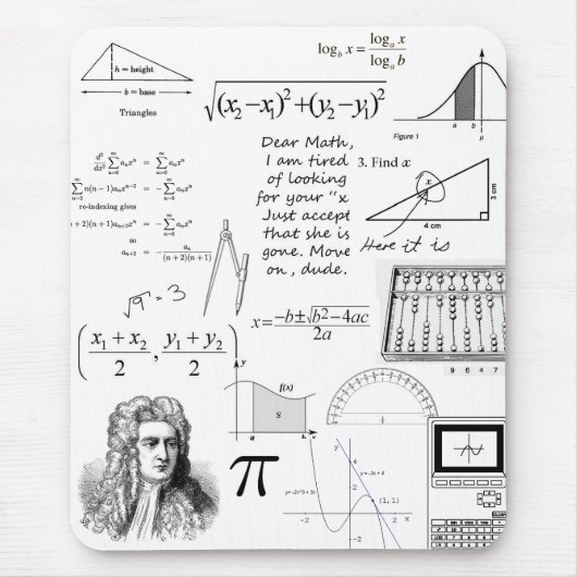 数学は私の生命マウスパッドです マウスパッド (正面)