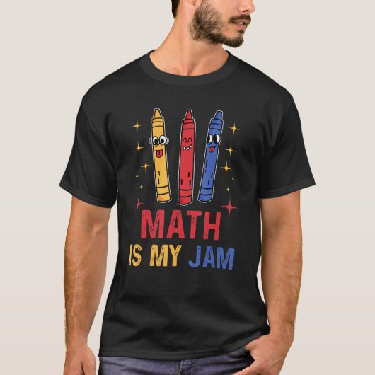数学は私の邪魔だ Tシャツ (正面)