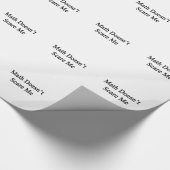 数学は私をおびえさせません ラッピングペーパー (角)