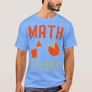 数学は簡単図形3 Tシャツ