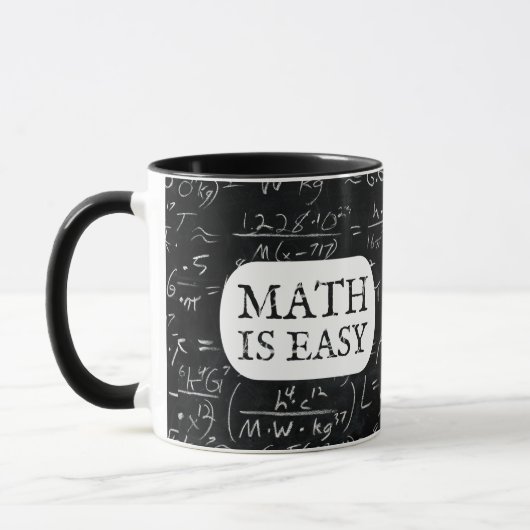 数学は簡単 マグカップ (左)