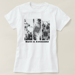 数学は素晴らしい第1フラクタルデザインです Tシャツ