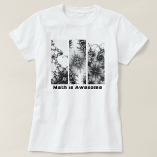 数学は素晴らしい第1フラクタルデザインです Tシャツ