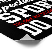 数学は観戦のスポーツではなく～する唯一の方法である ポスター (角)