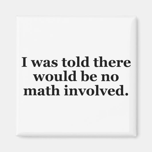 数学は関係ないと言われた マグネット (正面)