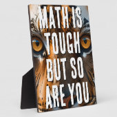 数学は難しいが君は虎だ フォトプラーク (側面)