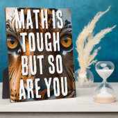 数学は難しいが君は虎だ フォトプラーク (側面)