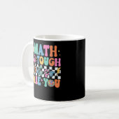 数学は難しいけど君は学校の数学先生 コーヒーマグカップ (正面左)
