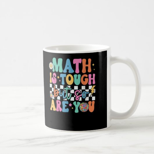 数学は難しいけど君は学校の数学先生 コーヒーマグカップ (右)