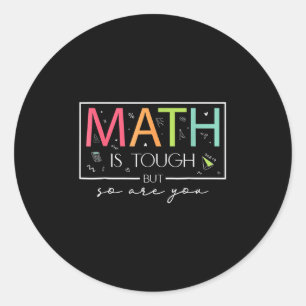 数学は難しいけど数学は新学期T ラウンドシール