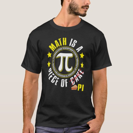 数学はPi Pi日の先生おたくの一部である Tシャツ (正面)