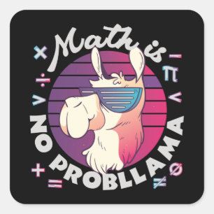 数学はProbLlamaではない スクエアシール