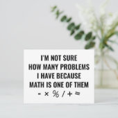 数学もその一つ ポストカード (スタンド正面)
