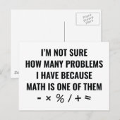 数学もその一つ ポストカード (正面/裏面)