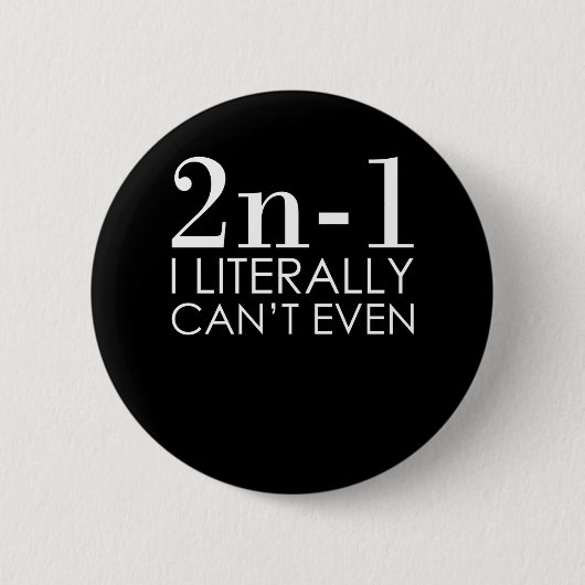 数学も数学も先生 缶バッジ (正面)