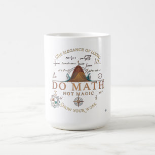 数学をしよう、魔法じゃない 長袖Tシャツ コーヒーマグカップ