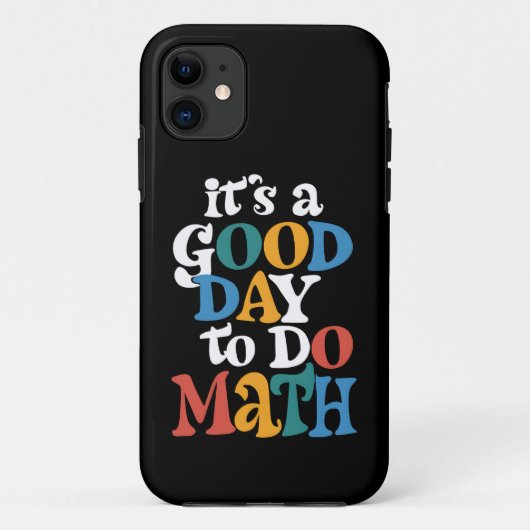 数学をするための良い一日です 教師の励まし Case-Mate iPhoneケース (裏面)