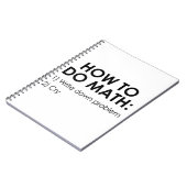 数学をする方法 ノートブック (左側)