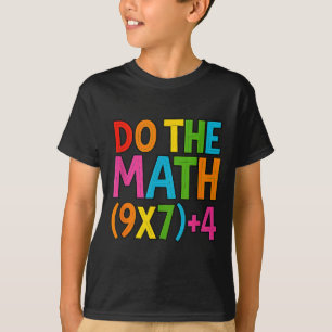 数学をやってみよう 67 ミーム 6 7 おもしろい 六 七 Tシャツ