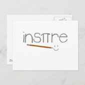 数学をインスパイア ポストカード (正面/裏面)