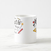 数学を愛する人へのプレゼント 楽しい数学グッズ コーヒーマグカップ (中央)