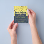 数学アイコンデザイン、数学クラス広告ズ チラシ (手)