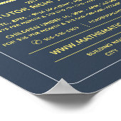 数学アイコンデザイン、数学クラス広告ズ ポスター (角)