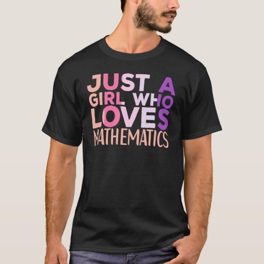 数学アパレル数学先生for Girls Tシャツ (正面)