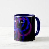 数学アート リング コーヒーマグ マグカップ (正面右)
