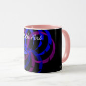 数学アート リング コーヒーマグ マグカップ (正面右)