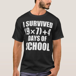 数学エクエーション67日間生き残った Tシャツ