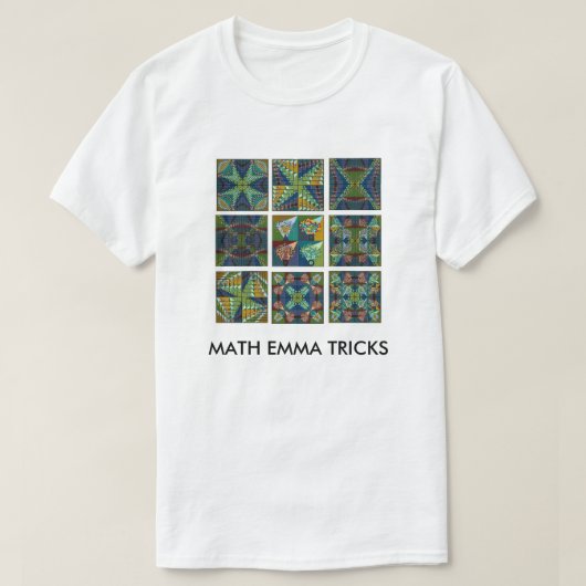 数学エマはトリックします-エネルギーはEm見ます正方形をです Tシャツ (デザイン正面)