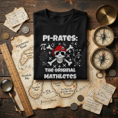 数学オタク 面白い数学 海賊 ドクロ 教師 ユーモア Tシャツ