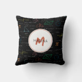 数学カラフル方程式の数式 クッション (裏面)