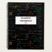 数学カラフル方程式の数式 プランナー手帳 (正面)