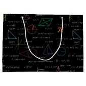 数学カラフル方程式の数式 ラージペーパーバッグ (裏面)