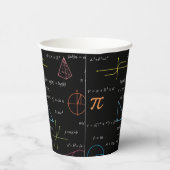 数学カラフル方程式の数式 紙コップ (右)