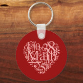 数学キーチェーンが大好き キーホルダー (正面)